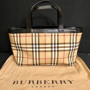 Burberry Top Handle Tote - Hard To Find Style